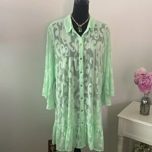 Lilly Pulitzer Mint Green Cover/Dress